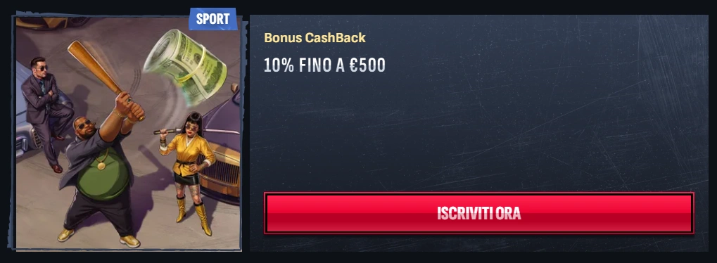Programma cashback VIP Mafia Casino